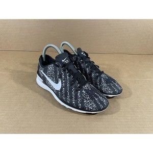 Nike Free 5.0 TR Fit 5 Women's Size 9 Black/White Running Shoes 704695-009